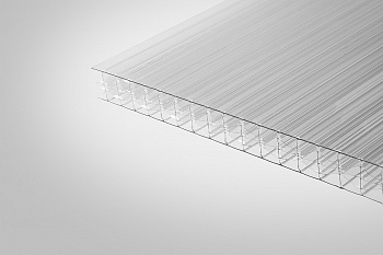 Сотовый поликарбонат КОЛИБРИ прозрачный  16,0 мм 2100x6000 мм