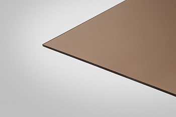 Монолитный Поликарбонат КОЛИБРИ бронзовый 40% 3,0 мм 2050x3050 мм