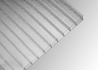 Сотовый поликарбонат ФРИЗ Полигаль Практичный прозрачный  8,0 мм 2100x12000 мм