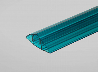 Профиль разъемный соединительный для поликарбоната 6-10 бирюзовый 6м